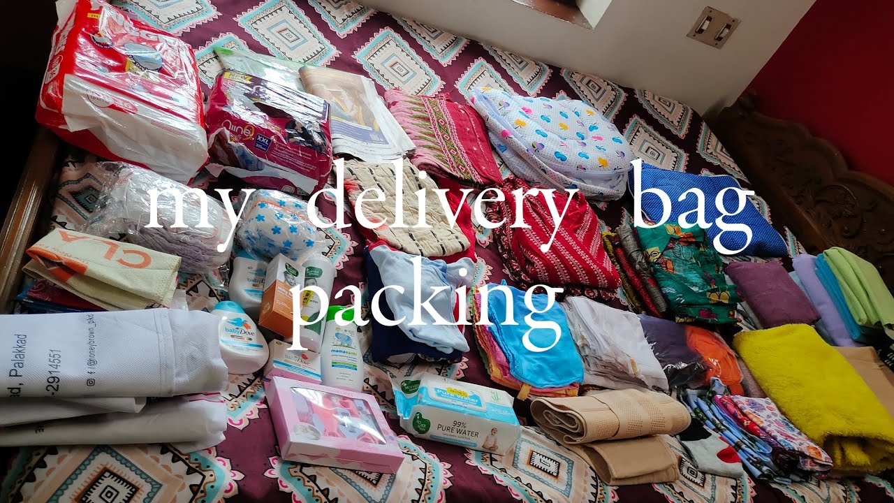 What's in my hospital bag 🤰| packing my delivery bag 🧳|mom & baby essentials |budget friendly 💞✨