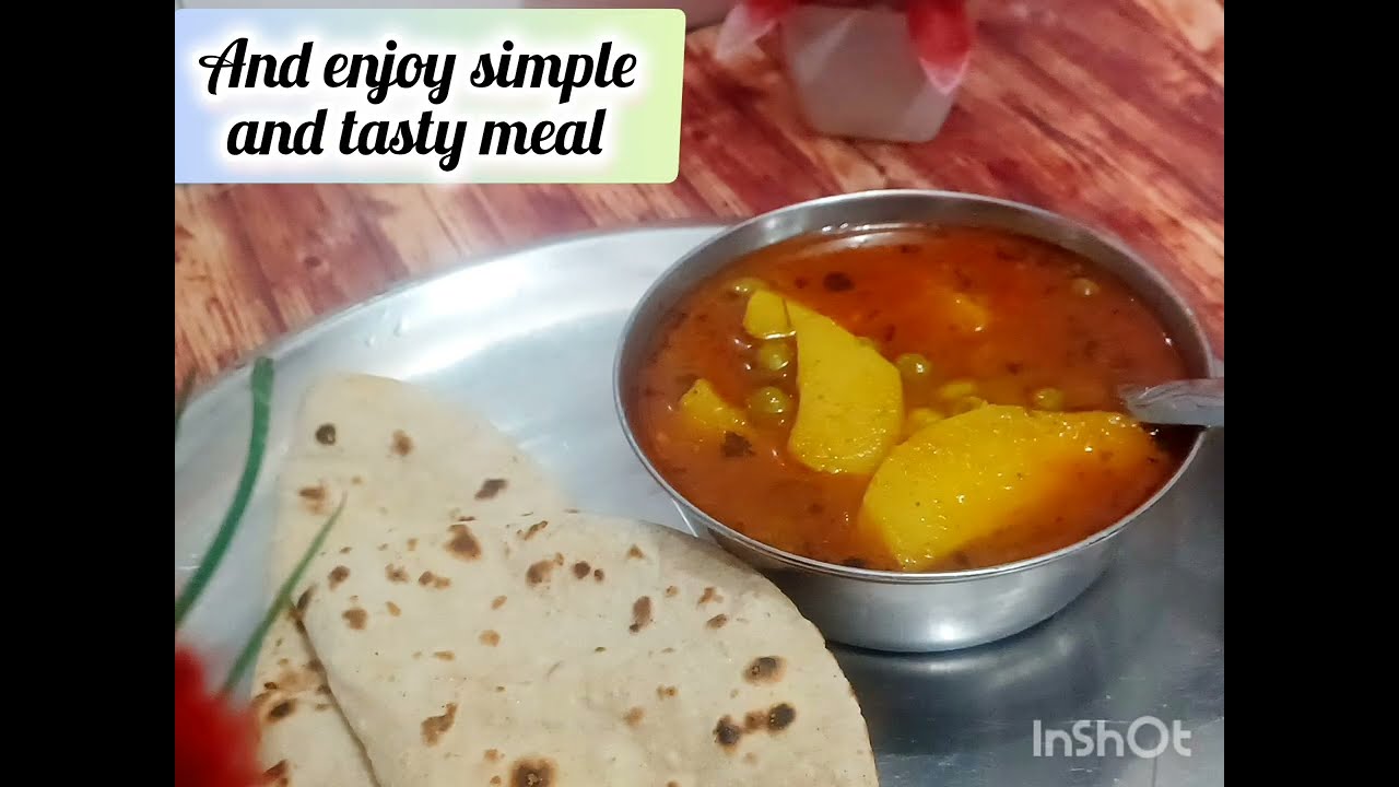 Easy recipe of aloo matar 