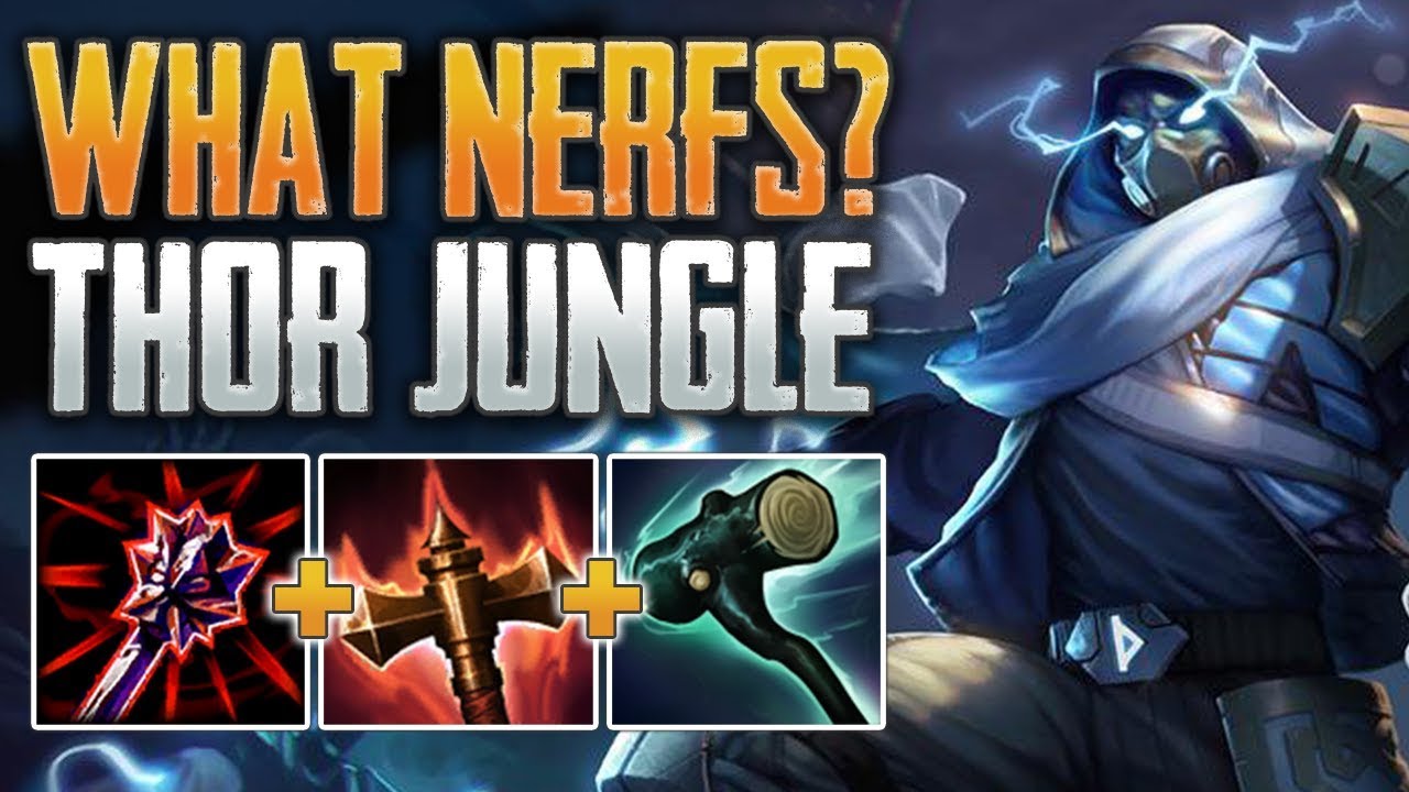 STILL NUTTY! Thor Jungle Gameplay (SMITE Conquest)