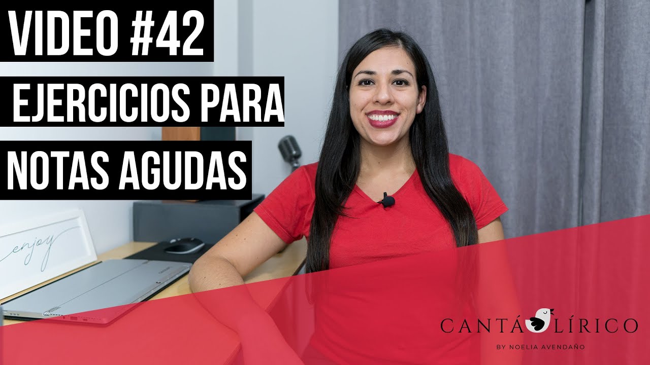 CantaLirico - Video #42 - Ejercicios para notas agudas con partituras
