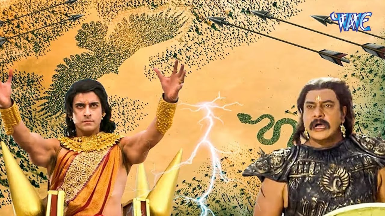 महायुद्ध मे कर्ण ने रचा राजा द्रुपद के खिलाफ गरुड़ व्यू | Suryaputra Karn | #mahabharat