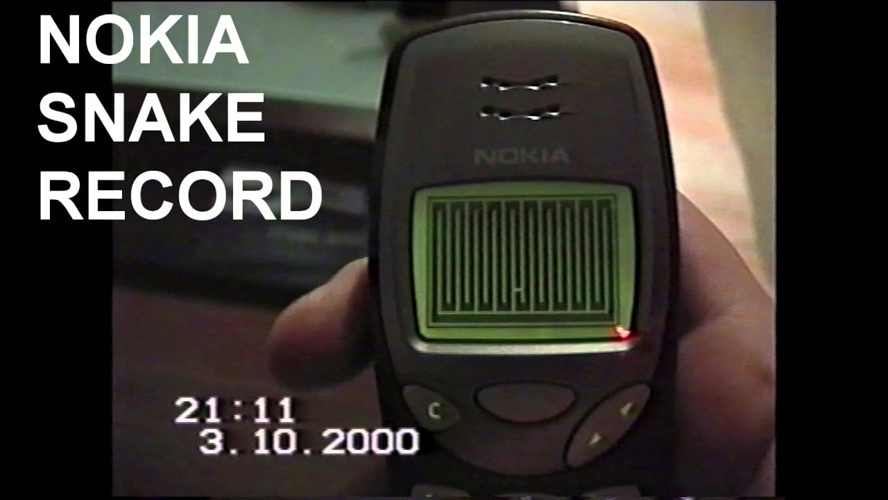 NOKIA snake world record 3.10.2000 21:10