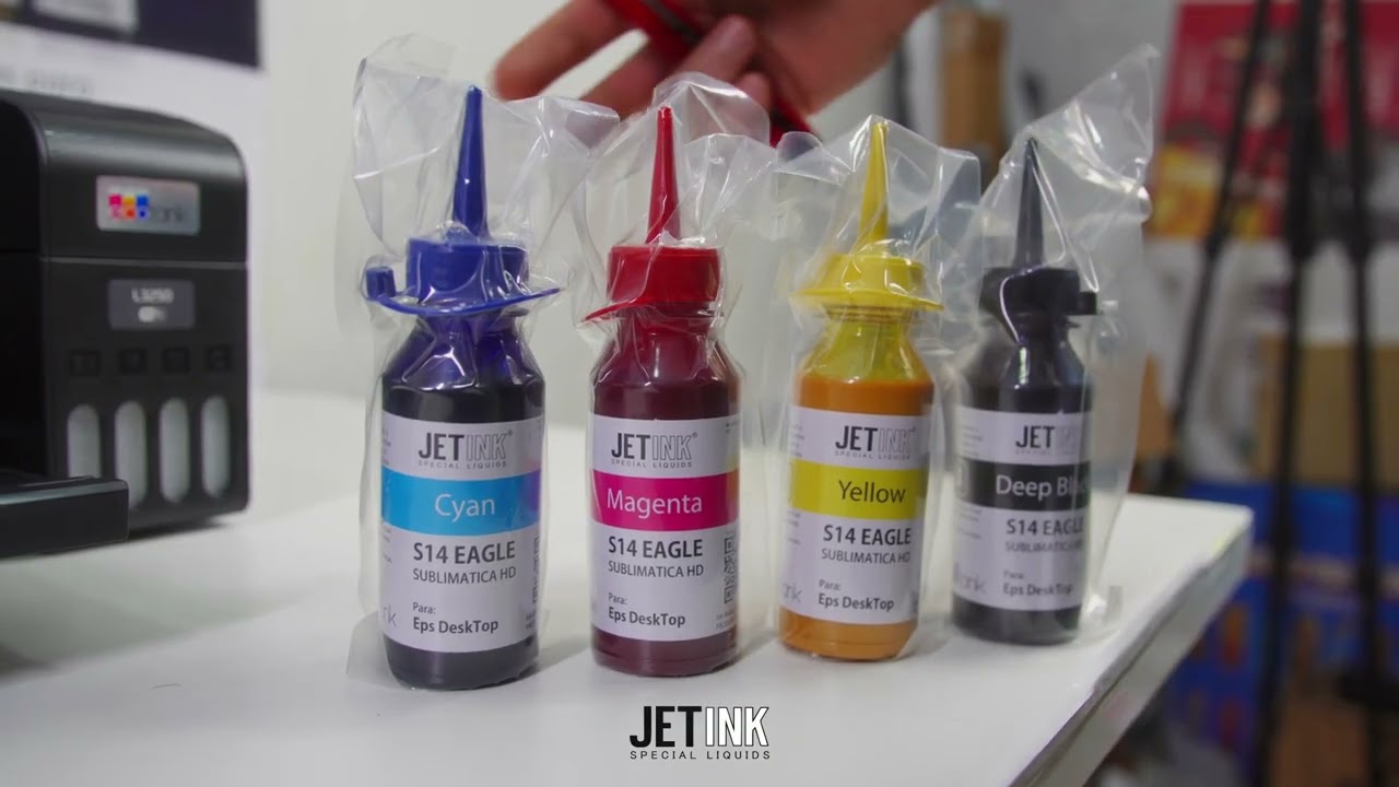 Como fazer a instalação das tintas sublimáticas Jetink na impressora Epson Ecotank