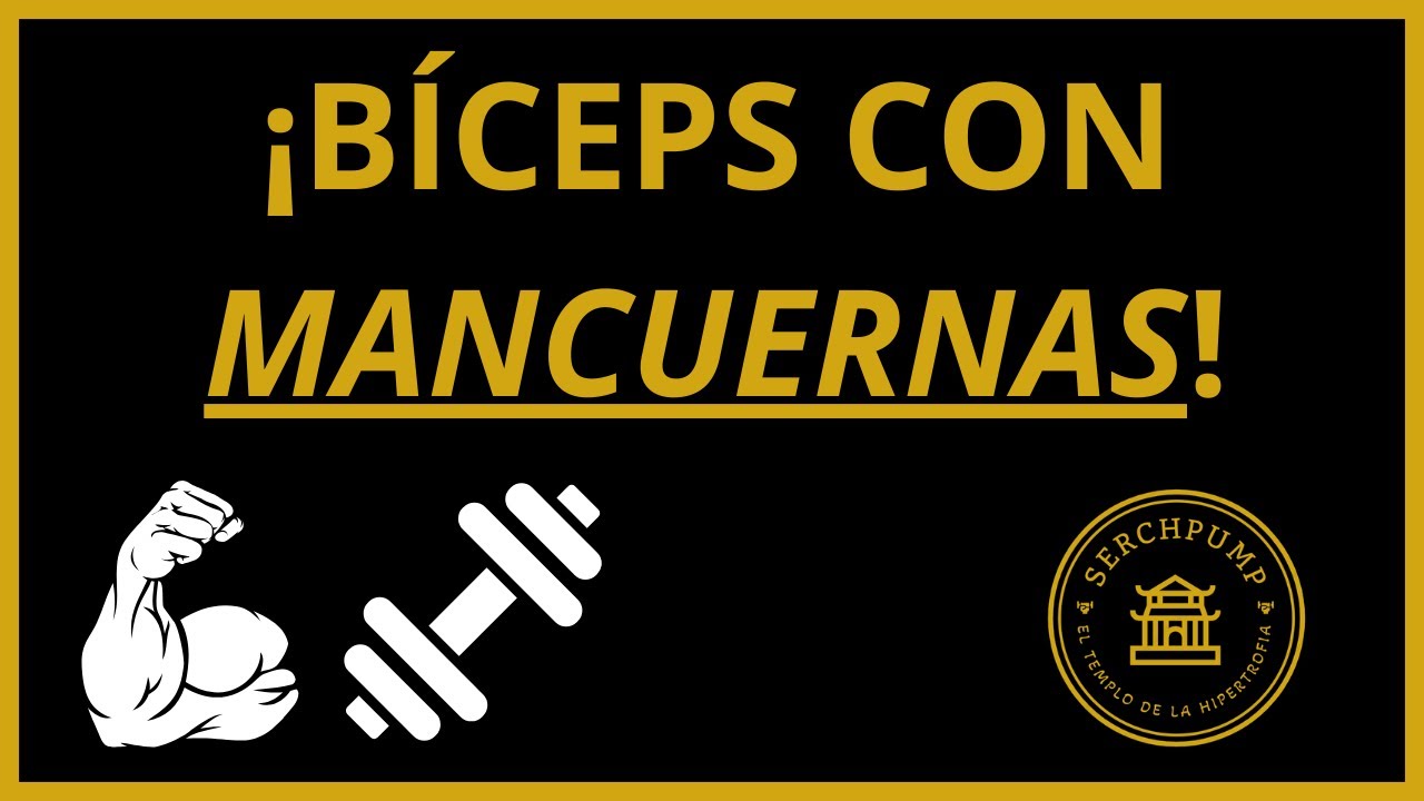 ¿Cuáles son los MEJORES EJERCICIOS para BÍCEPS con MANCUERNAS? 🤔✅ (Funciona) #20