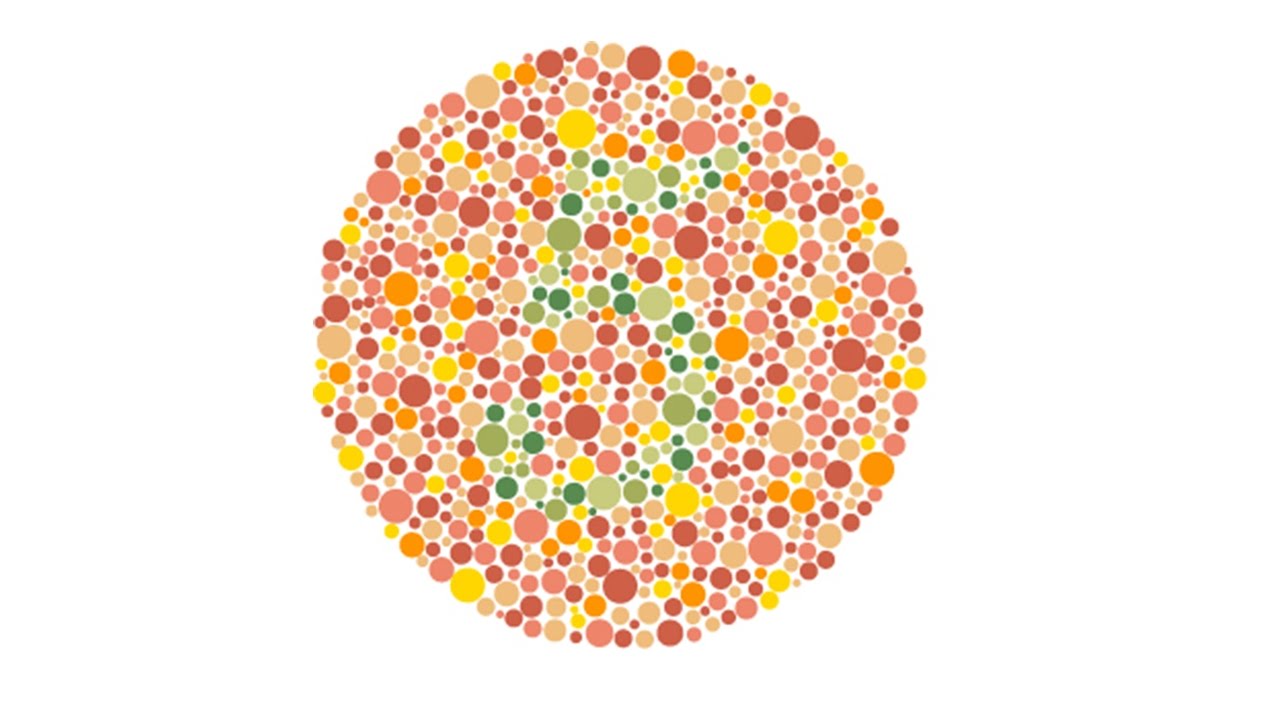 WHAT NUMBER DO YOU SEE? color blind test