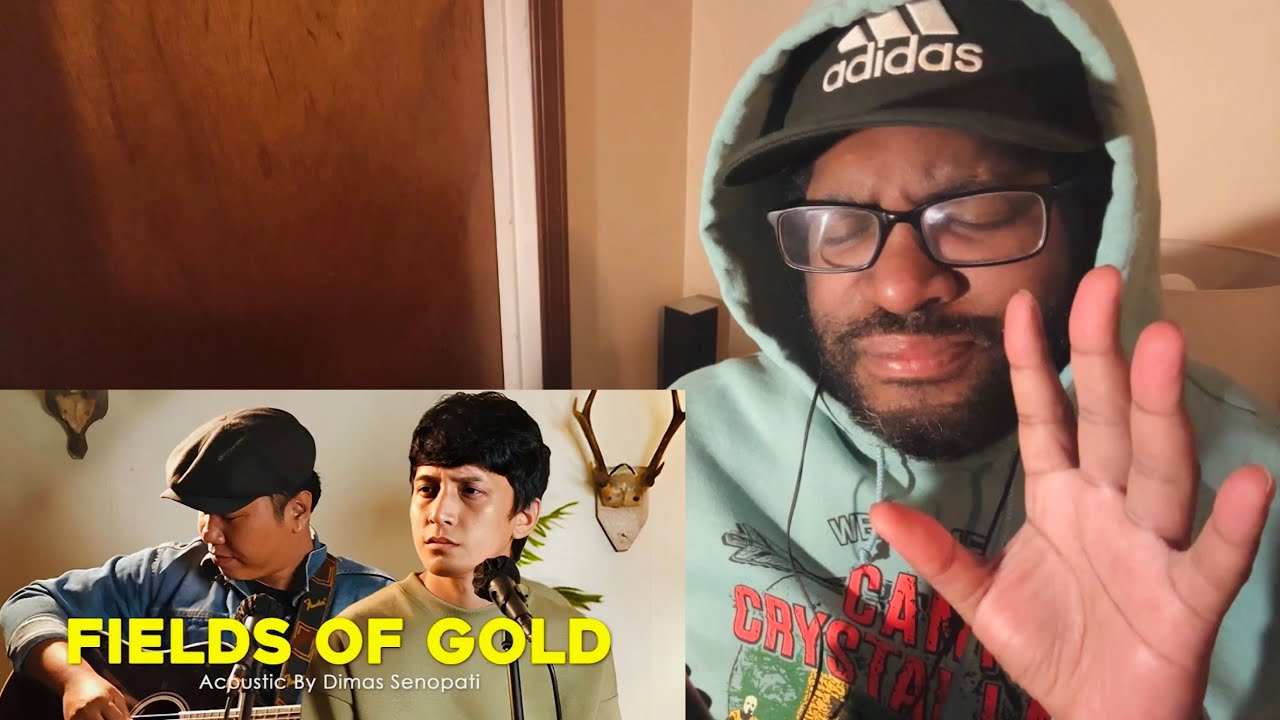 🇮🇩 Dimas Senopati | Sting - Fields of Gold (Acoustic Cover) REACTION!!!