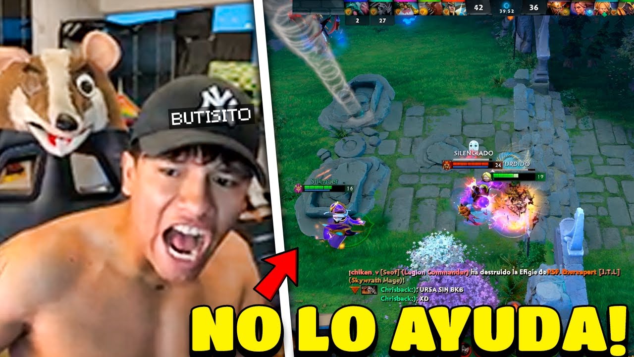NO LO AYUDA Y SE EMPIEZAN A INSULTAR 😂|ButiDota2