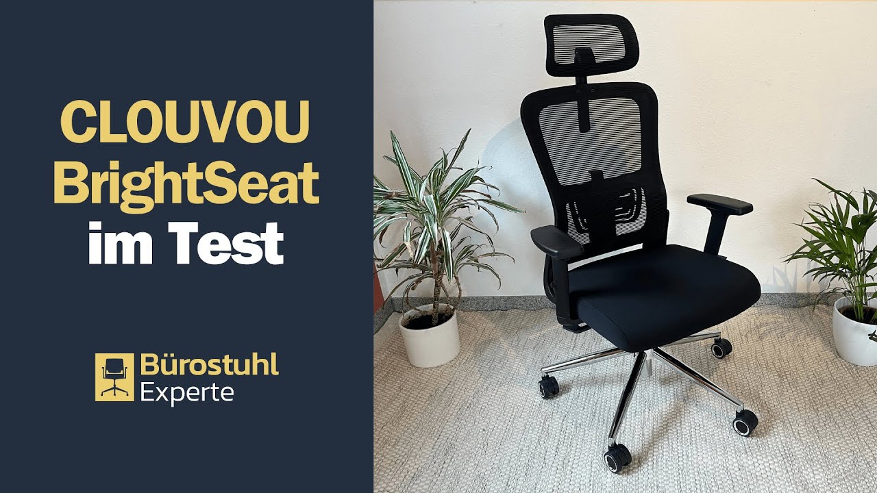 CLOUVOU BrightSeat im Test: g&uuml;nstiger B&uuml;rostuhl mit vielen Funktionen