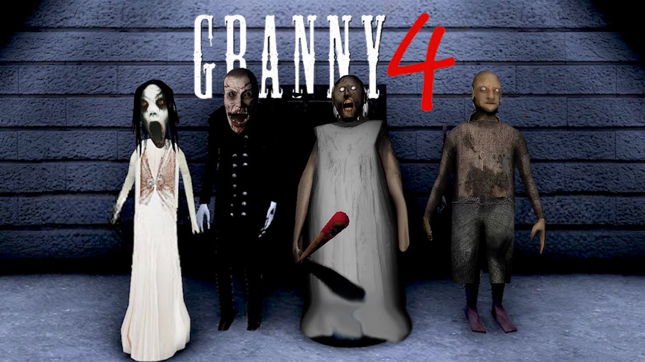 Grannyに新たな家族が増えた！全員集結して追ってくるホラーゲームが怖すぎる【GRANNY４】（大絶叫あり）