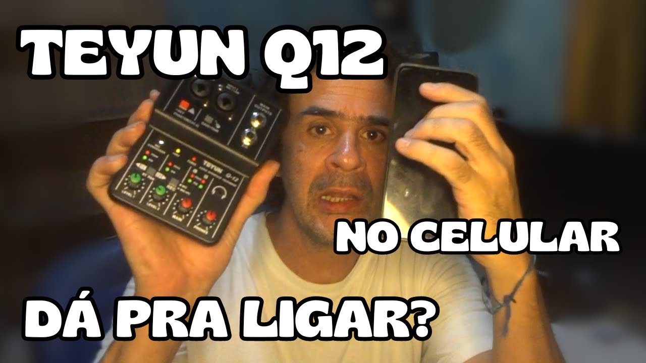 Teyun Q12 no celular. Funciona pra gravação? Veja como...