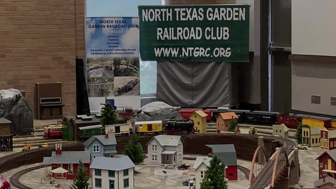 North Texas Garden Railroad Club G Scale #modelrailway #gardenrailway #modeltrainlayout #toytrain