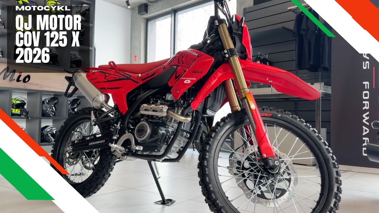 Błoto, piach i sprzęt do katowania! Czy to najmocniejsza terenowa 125? - QJ Motor COV 125 X 2026