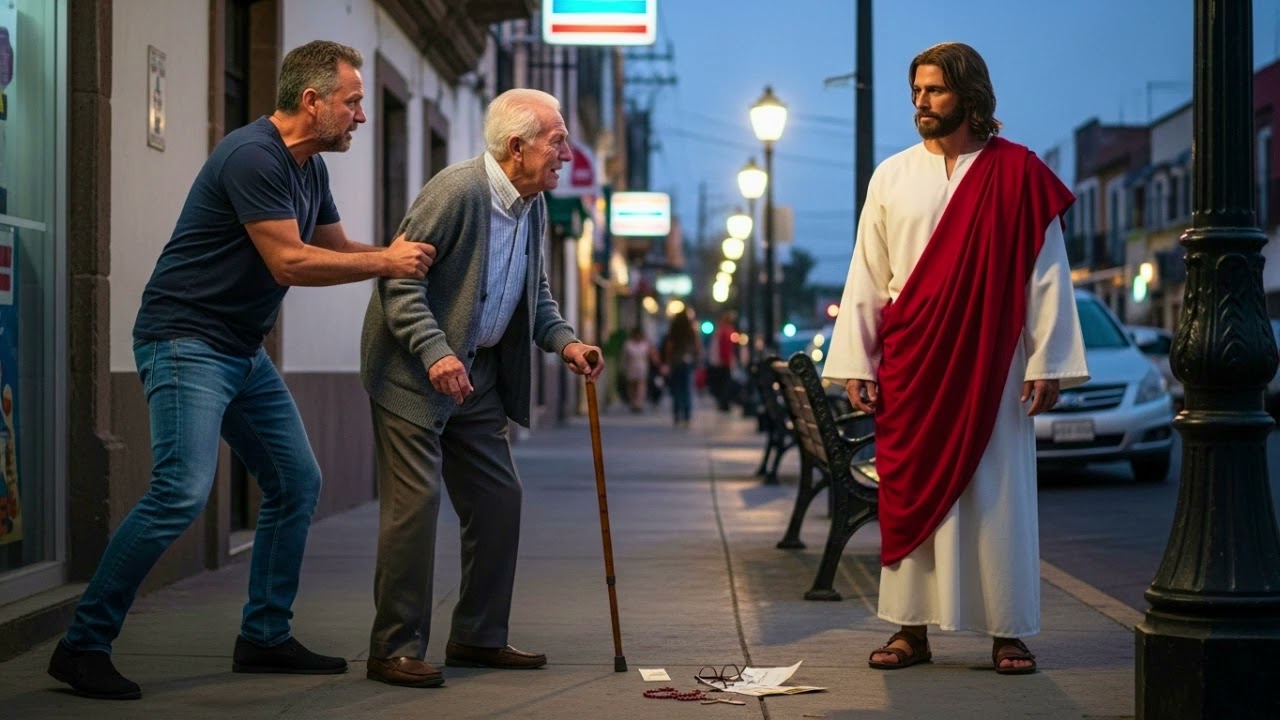 UN HOMBRE MALTRATABA A SU ANCIANO PADRE… CUANDO JESÚS SE CRUZÓ EN SU CAMINO