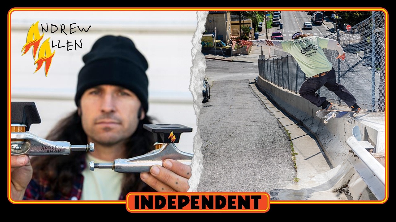 Andrew Allen Handles the Barrier with a Fakie Crook | Behind The Ad