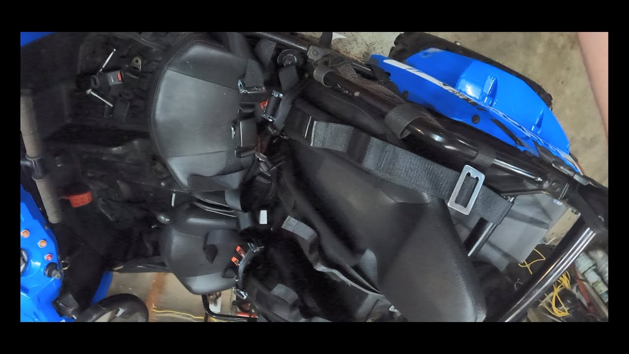 Polaris RZR 170   Factory UTV Harness Bar and Harness Install