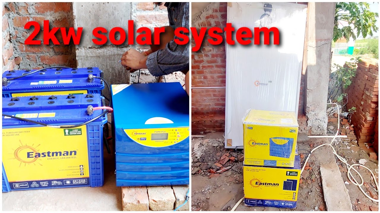 2kw solar system Eastman combo part 1