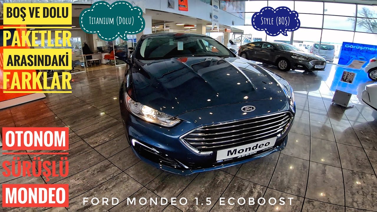 OTONOM SÜRÜŞE SAHİP 2019 FORD MONDEO TITANIUM | DOLU İLE BOŞ PAKETİ KARŞILAŞTIRMA | TÜM DETAYLAR