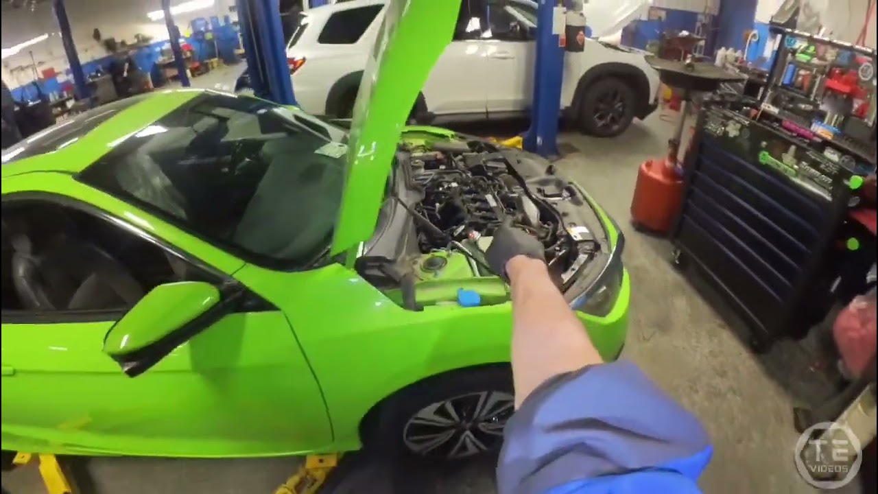 Yoshi LOFi. 🔧👀👌#honda #civic #yoshi #oilchange #pov #satisfying 