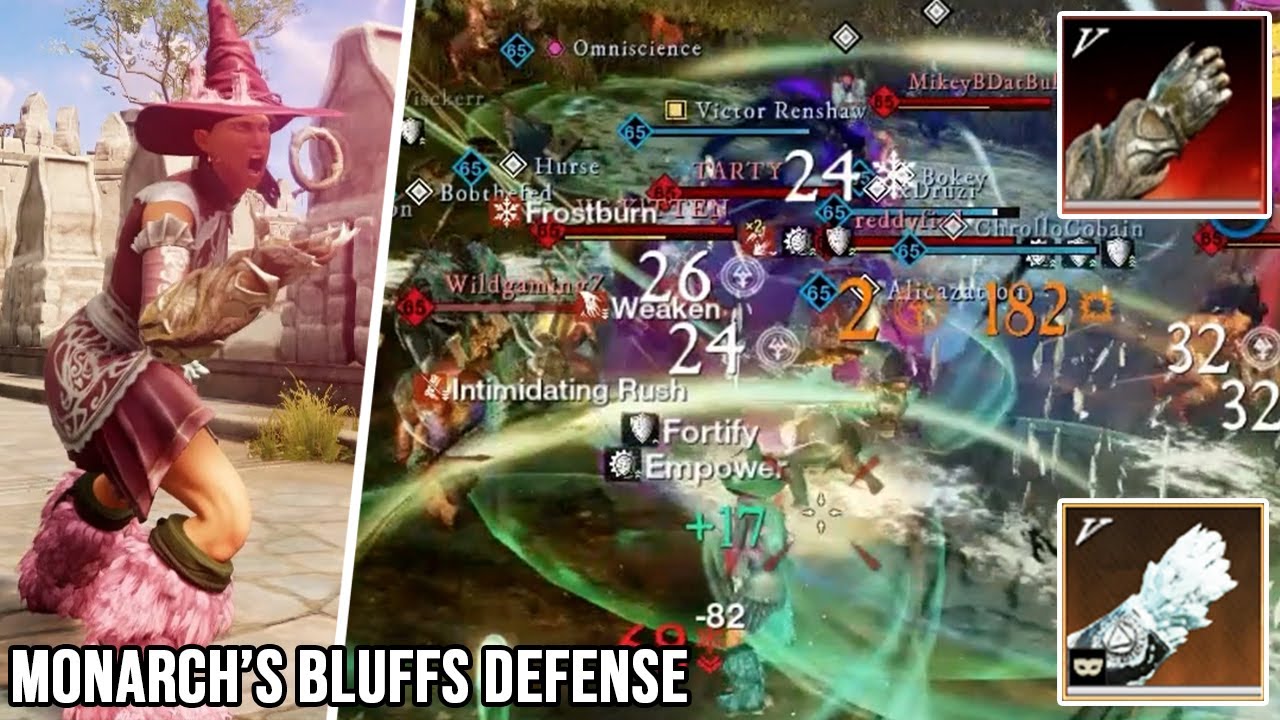 New World PvP - Heavy Void Gauntlet / Ice Gauntlet (Monarch's Bluffs Defense / 1-2-179) Highlights