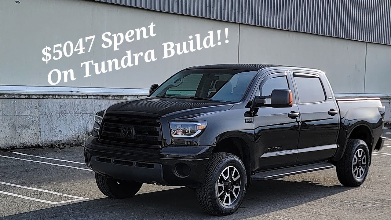 Общая стоимость сборки Toyota Tundra с 29 модификациями составила 5047 долларов!
