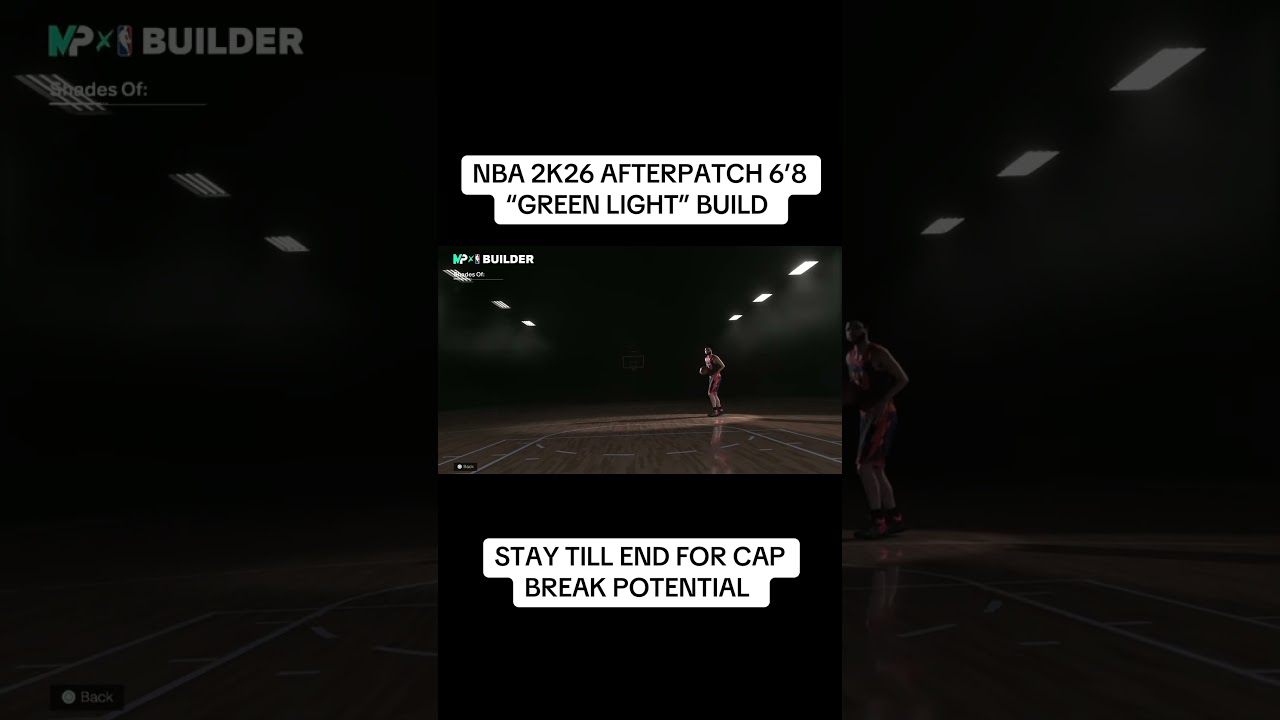 NBA 2K26 AFTERPATCH 6&rsquo;8 &ldquo;GREEN LIGHT&rdquo; BUILD #nba2k #nba2k26 #patch #gaming #shorts