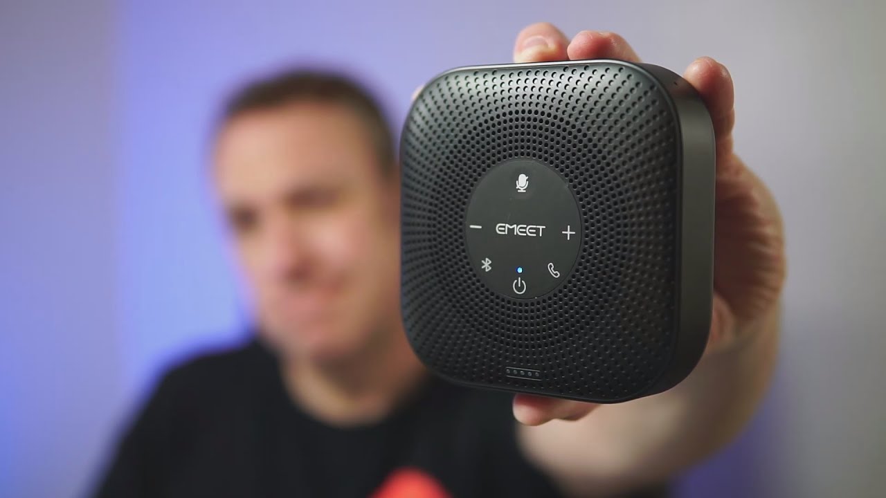 EMEET Conference Speakerphone M0 Plus Review - 4 AI Mics with 360&deg; Voice Pickup