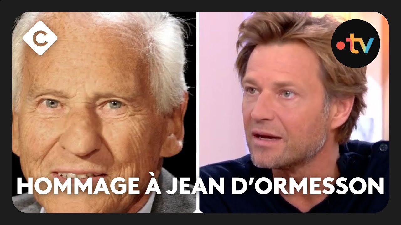 Laurent Delahousse : les dernières confidences de Jean d'Ormesson - C à Vous