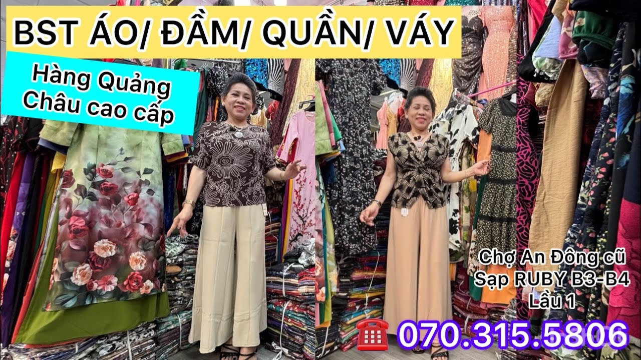 💥ÁO- ĐẦM- VÁY- QUẦN CLIP NÀY CHỈ TOÀN HÀNG QUẢNG CHÂU RẤT NHIỀU MẪU CHỈ TẠI RUBY B3-B4 CHỢ AN ĐÔNG