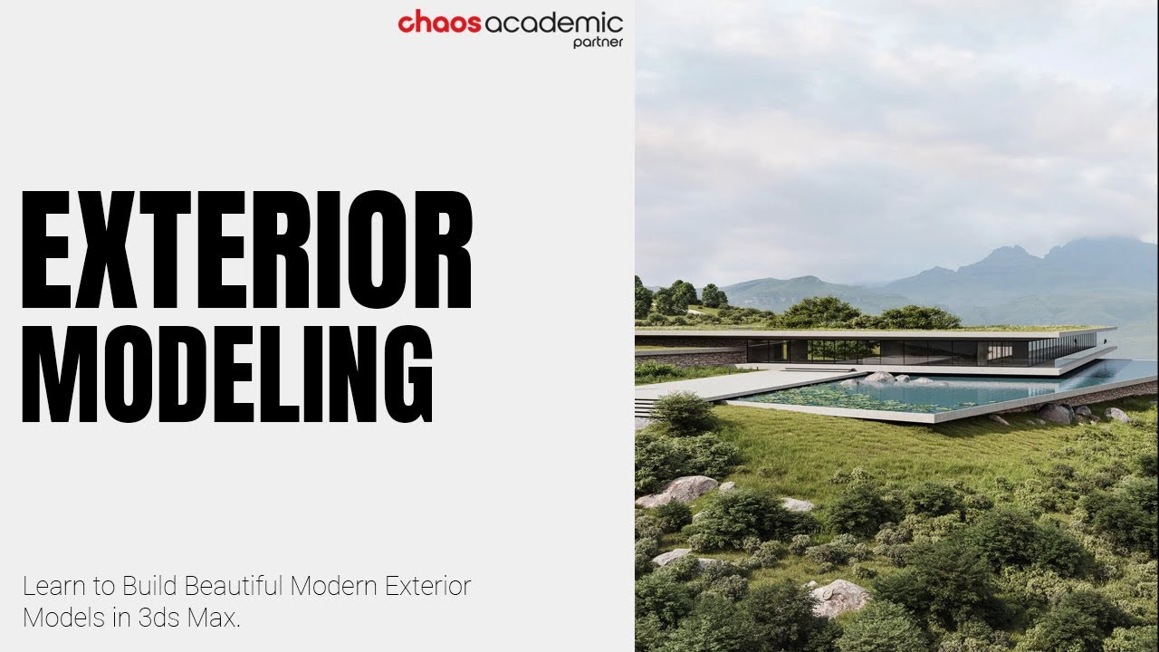 Architectural Exterior Modeling in 3ds Max | Beginner to Advanced