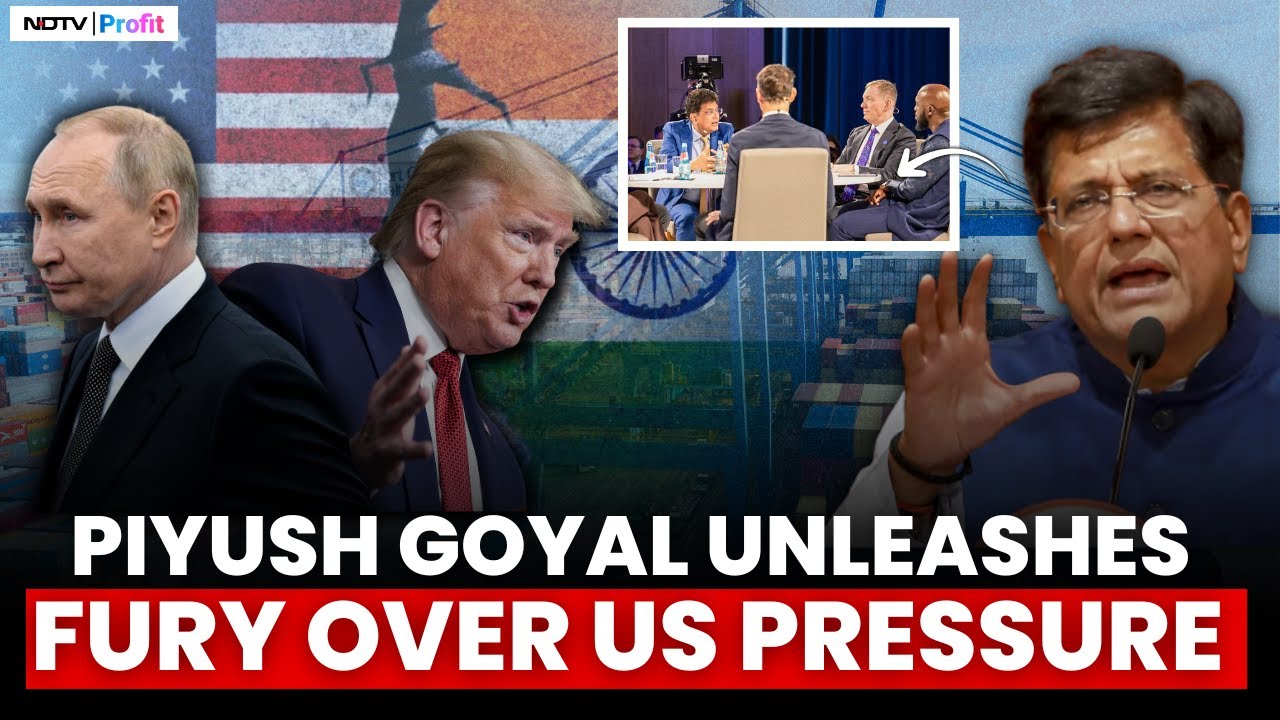 Watch: Piyush Goyal Goes BALLISTIC On America Over India-US Trade Deal & Russian Oil Sanctions