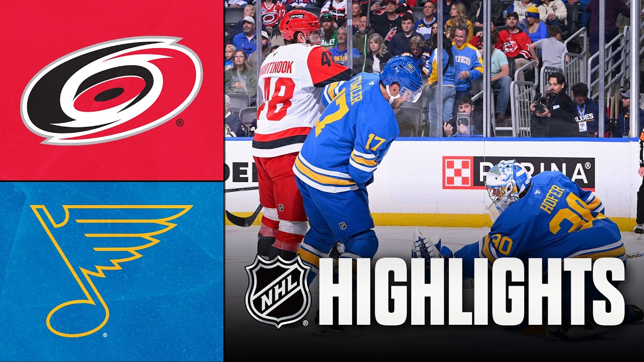 Hurricanes vs. Blues | NHL Highlights | Oct 24, 2026