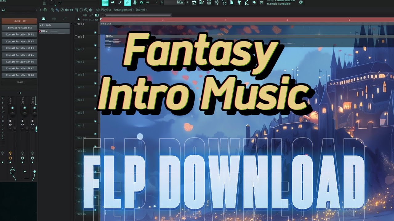 [FLP] Fantasy Intro music #1| FL Studio Project Download
