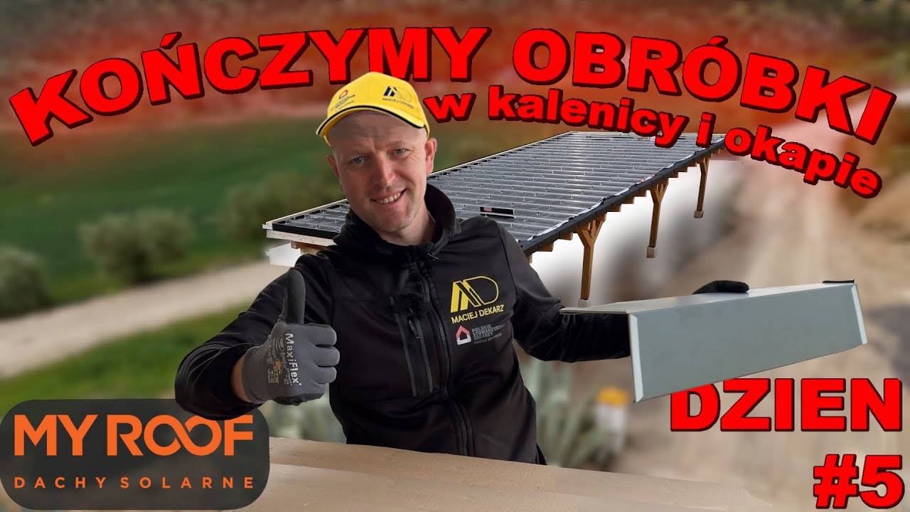 Kończymy Obróbki w Kalenicy i Okapie❗️💪 Wyglądają pięknie❗️🤩