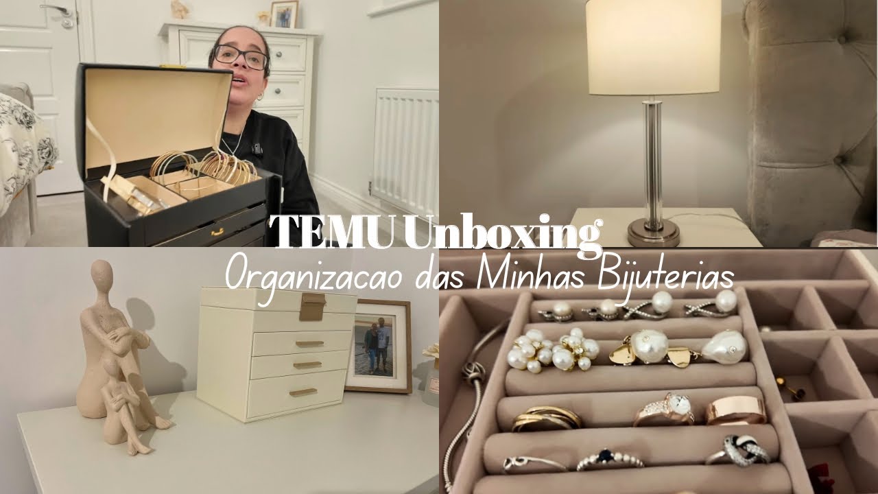 TEMU Unboxing || Organizando Todos os Acessórios: Ficou Bem Pratico!