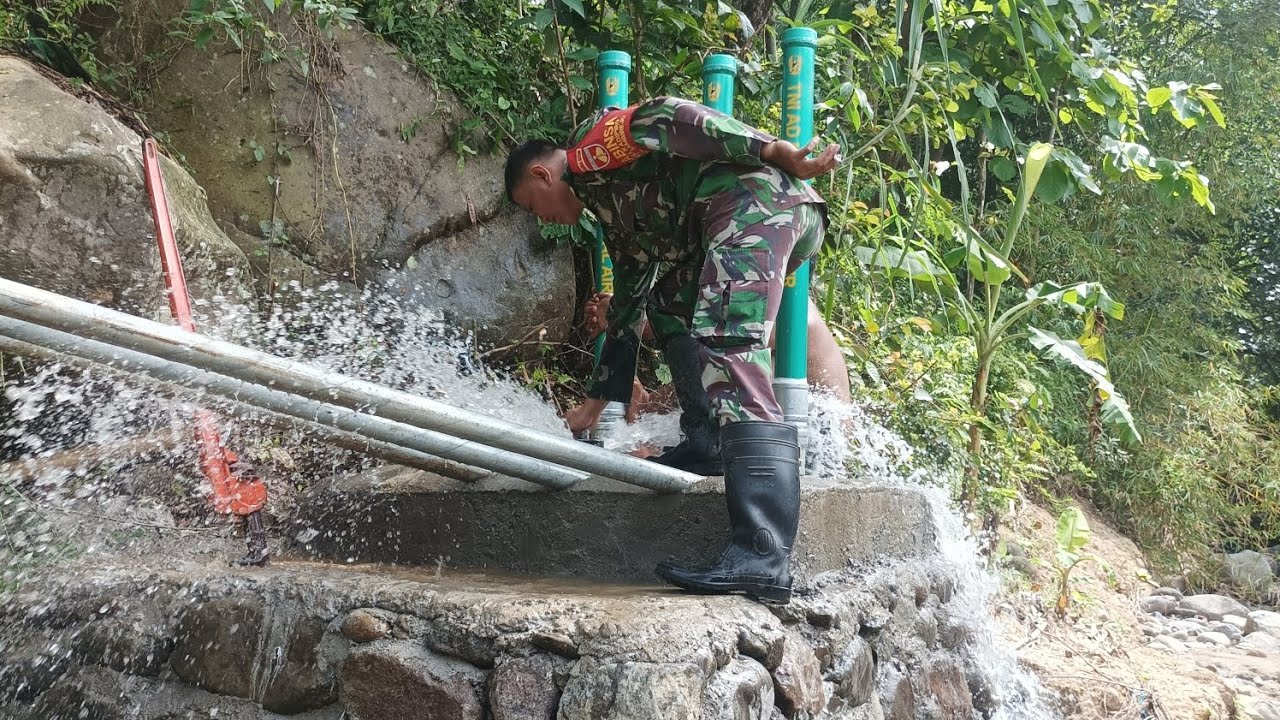 Pompa Hidram | TNI AD Manunggal Air | Desa Kadipiro