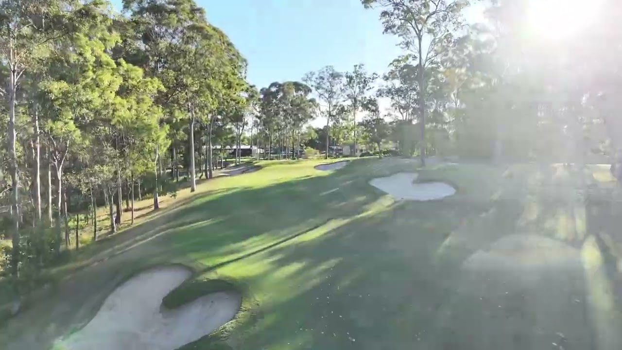 Brookwater Golf Course - Hole 9 Flyover