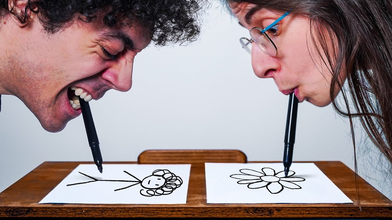 Sai DISEGNARE con LA BOCCA?