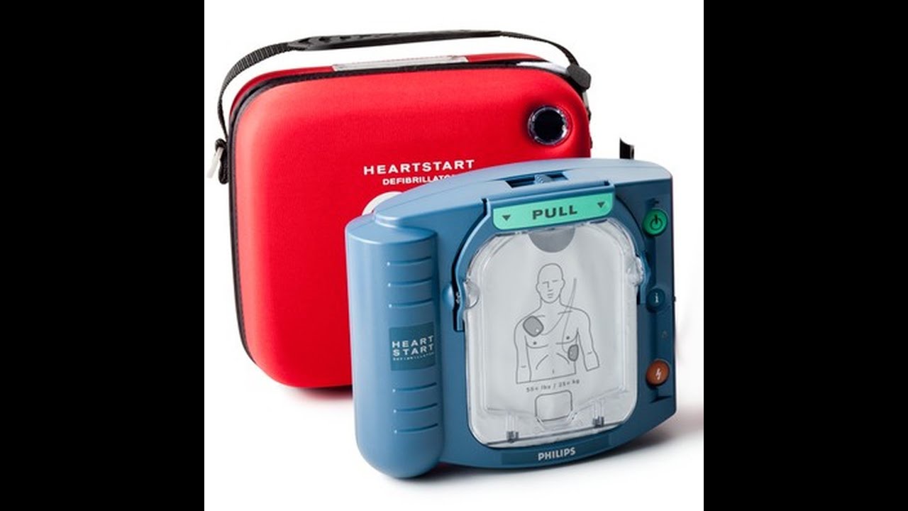 Cardiac emergency response drill Philips HeartStart AED