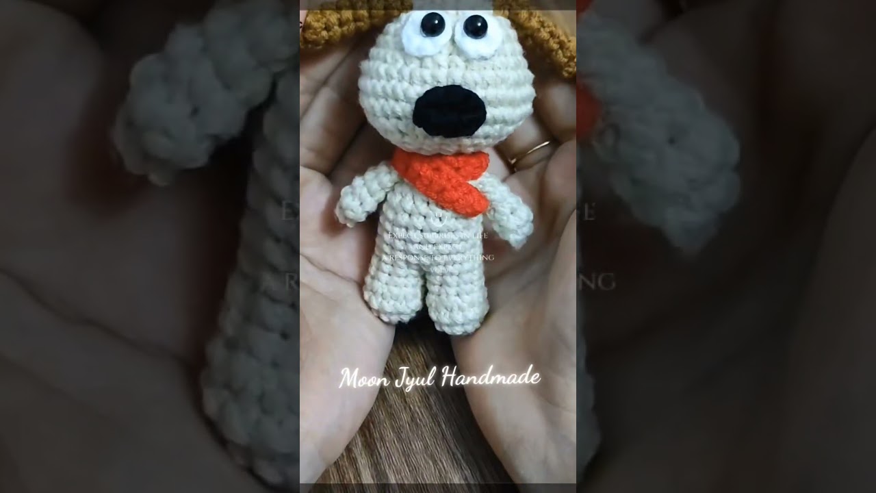 Crochet Bitzer dog Shaun the Sheep 