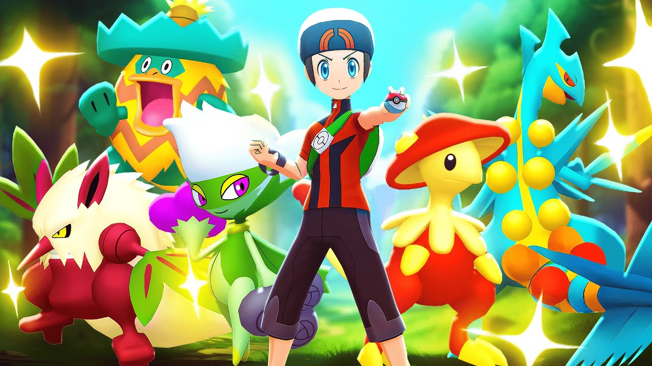 Pokemon Nuzlocke Only Using GRASS-TYPE SHINIES!