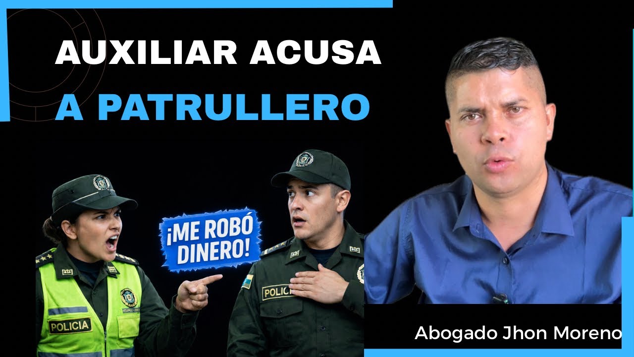 Auxiliar acusa a patrullero de hurto en servicio | Audiencia real Policía Nacional