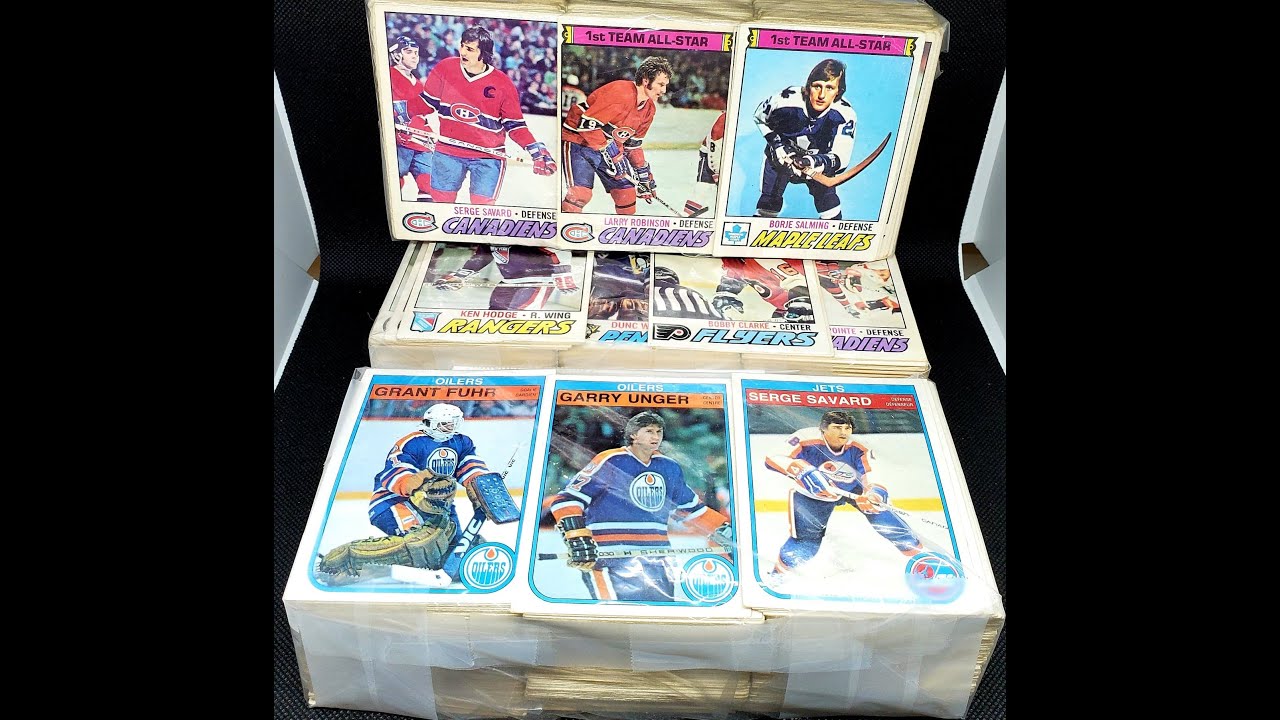 Awesome Vintage Hockey Card Antique Market Haul!
