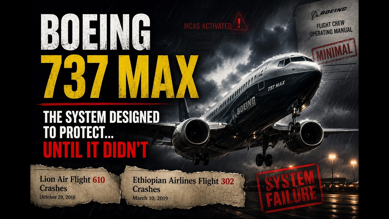 Boeing 737 MAX The System Designed to Protect...Until It Didn't