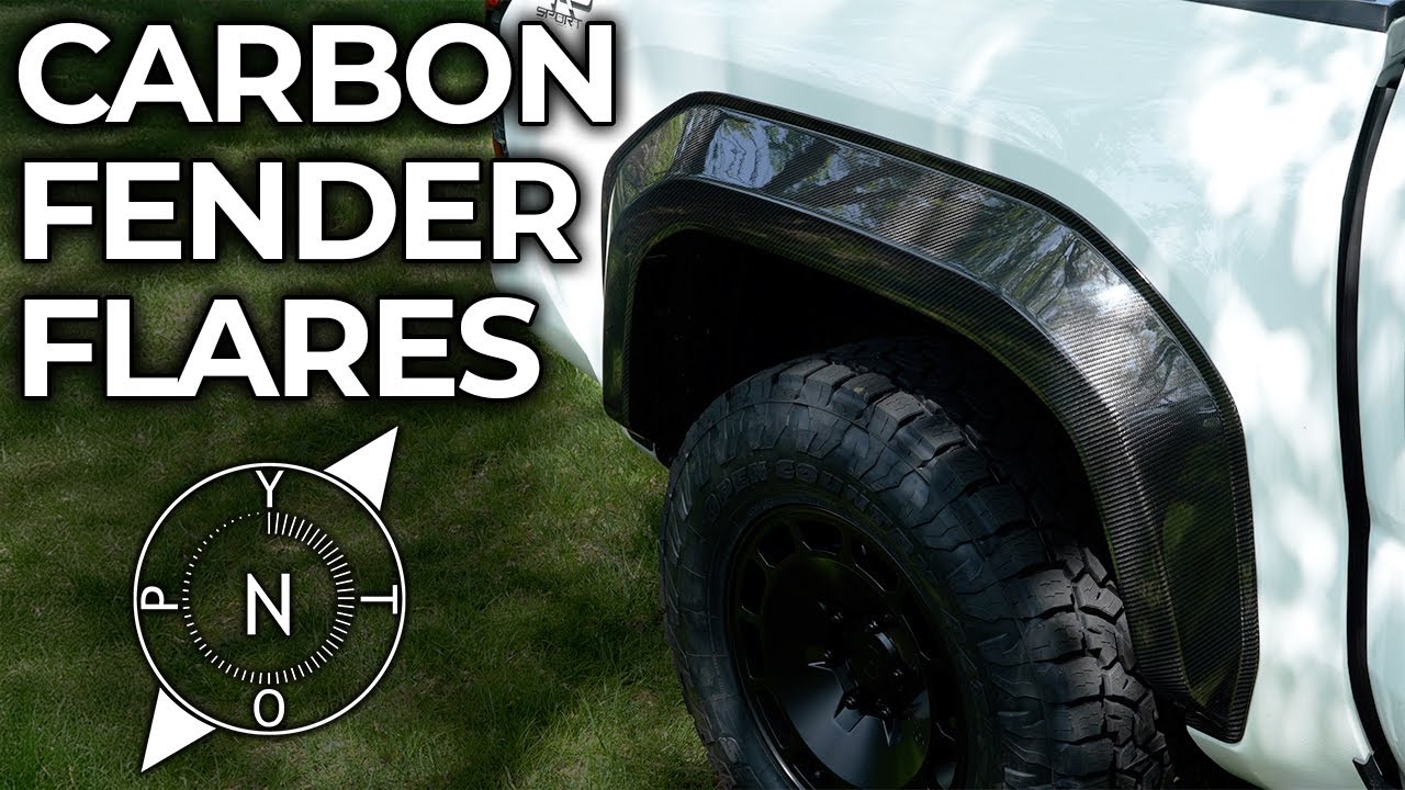 Installing Carbon Fender Flares On Our 2024 Tacoma