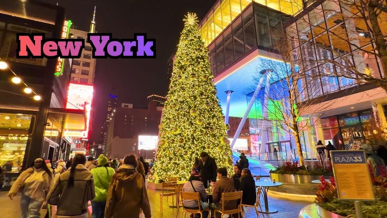 Magical Midtown Manhattan Christmas Walking Tour ❤️ New York  #christmas #travel #winter