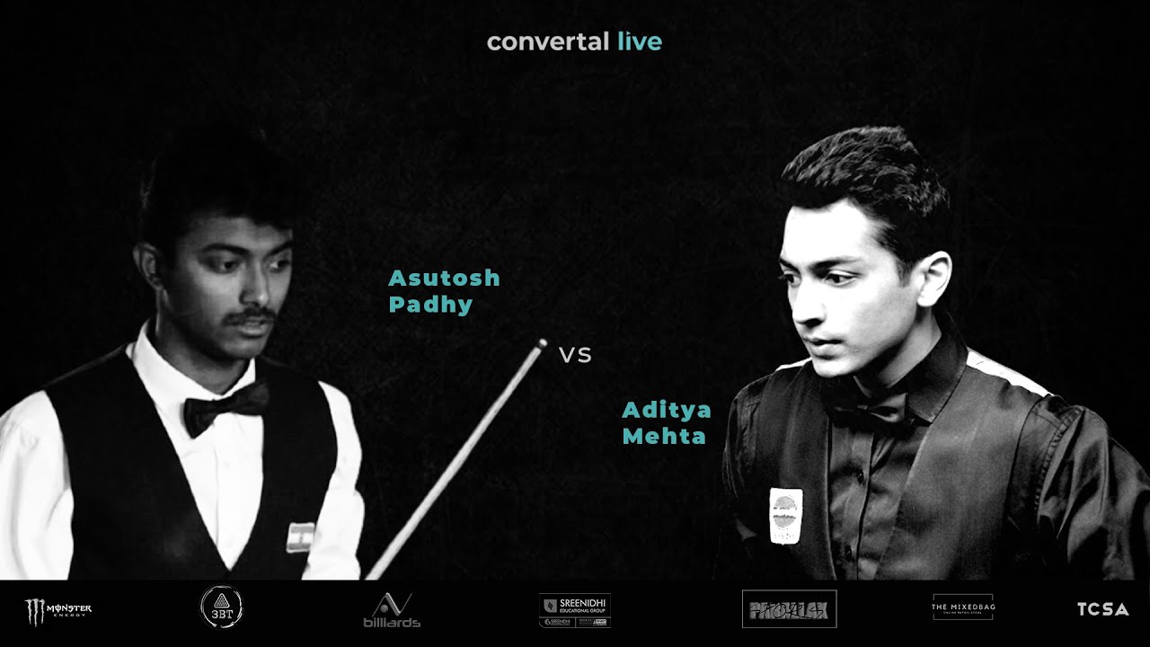 Aditya Mehta Vs Asutosh Padhy Live  -  Sreenidhi All India Snooker Open