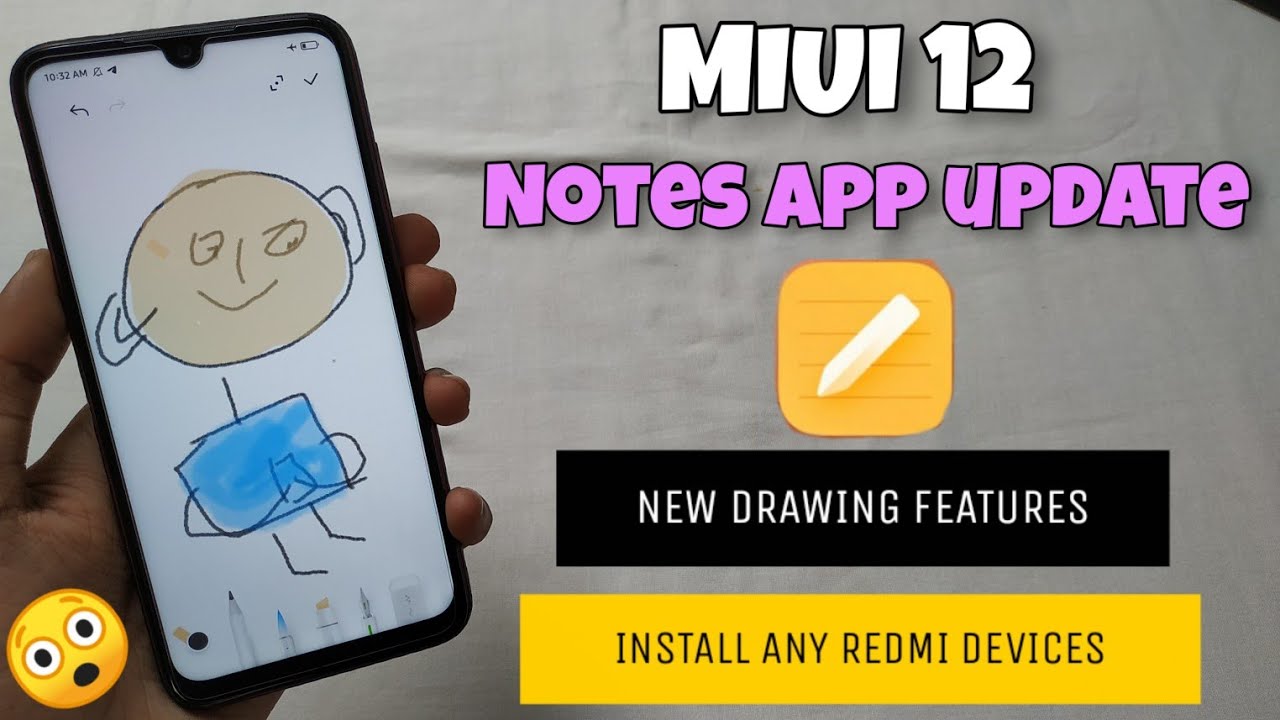 MIUI 12 Notes APP Update | New Drawing features | Install Now & Enjoy 😲