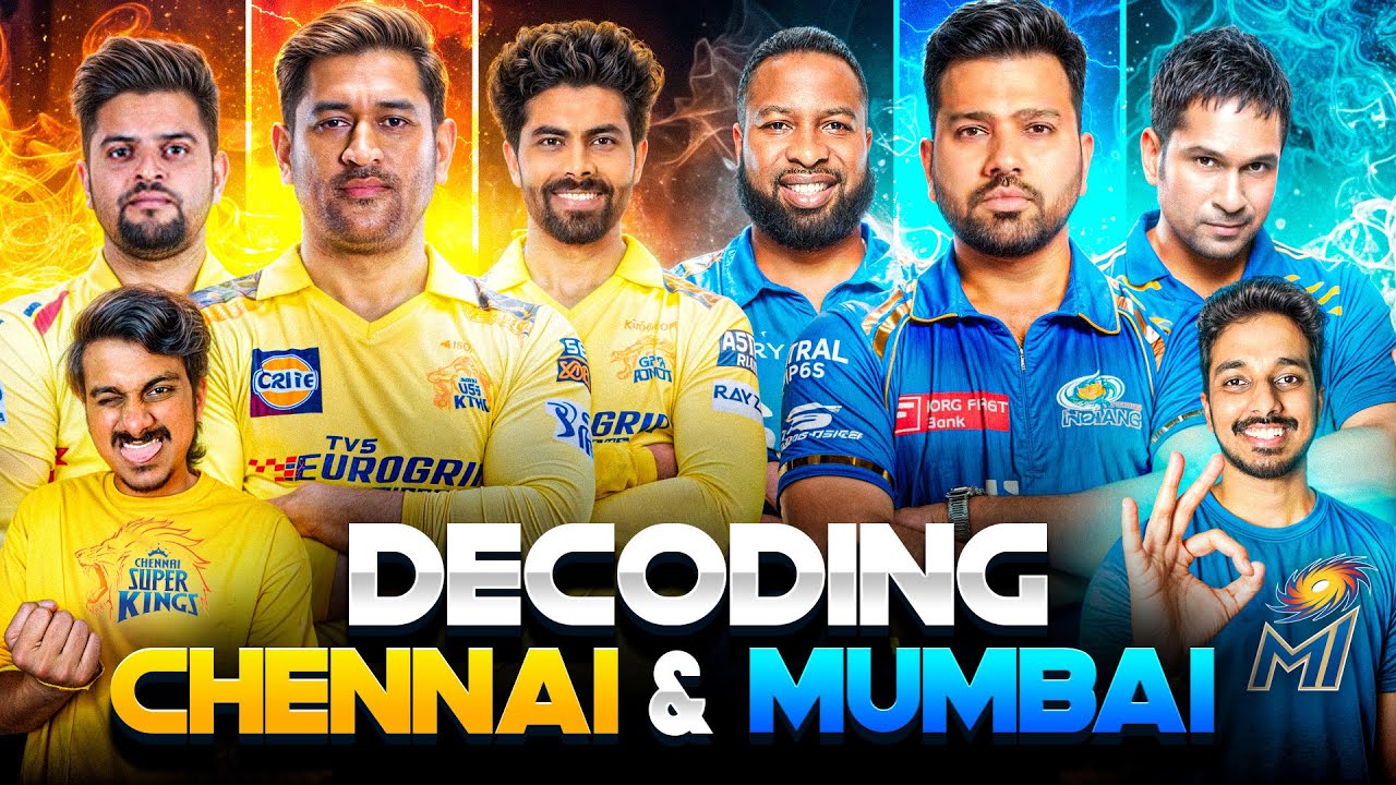 CHENNAI SUPER KINGS & MUMBAI INDIANS IPL JOURNEY | SODHI CHEBUTHA
