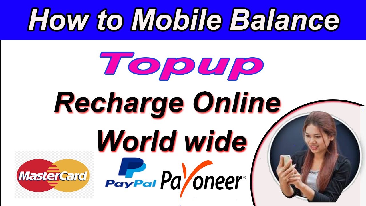 Top up mobile balance worldwide recharge online