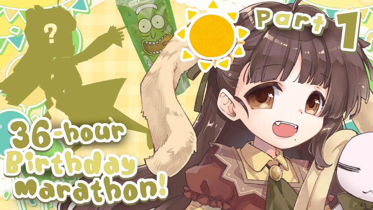 [ 36hr Birthday Marathon! ] COUNTDOWN WITH ME!!! new model? pickle? games!!! ✨🌞 (part 1.5)